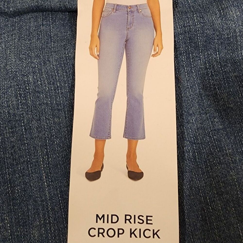 Chaps Midrise Crop Kick Jeans